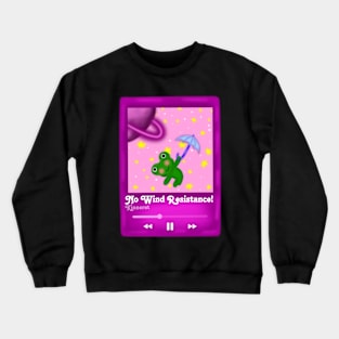 No Wind Resistance Floating Frog Design Crewneck Sweatshirt